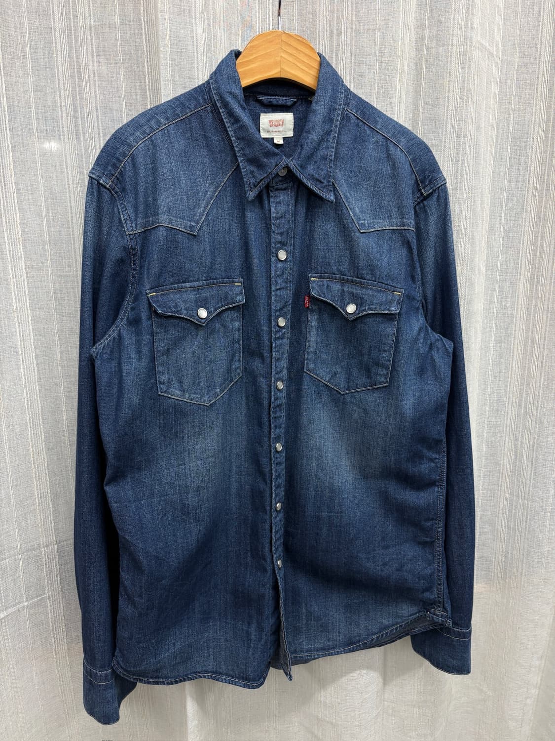 빈티지 리바이스 웨스턴 데님 셔츠 상품이미지3