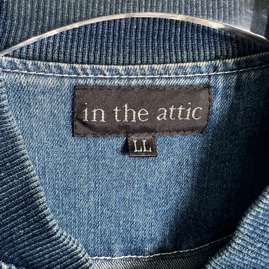 in the attic 데님 블루종 자켓 XL 상품이미지4