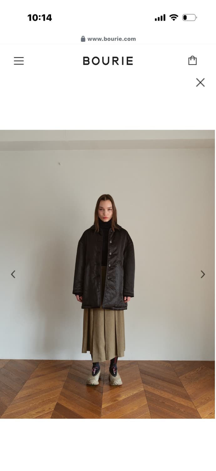 bourie 부리 패딩코트 블랙 상품이미지2