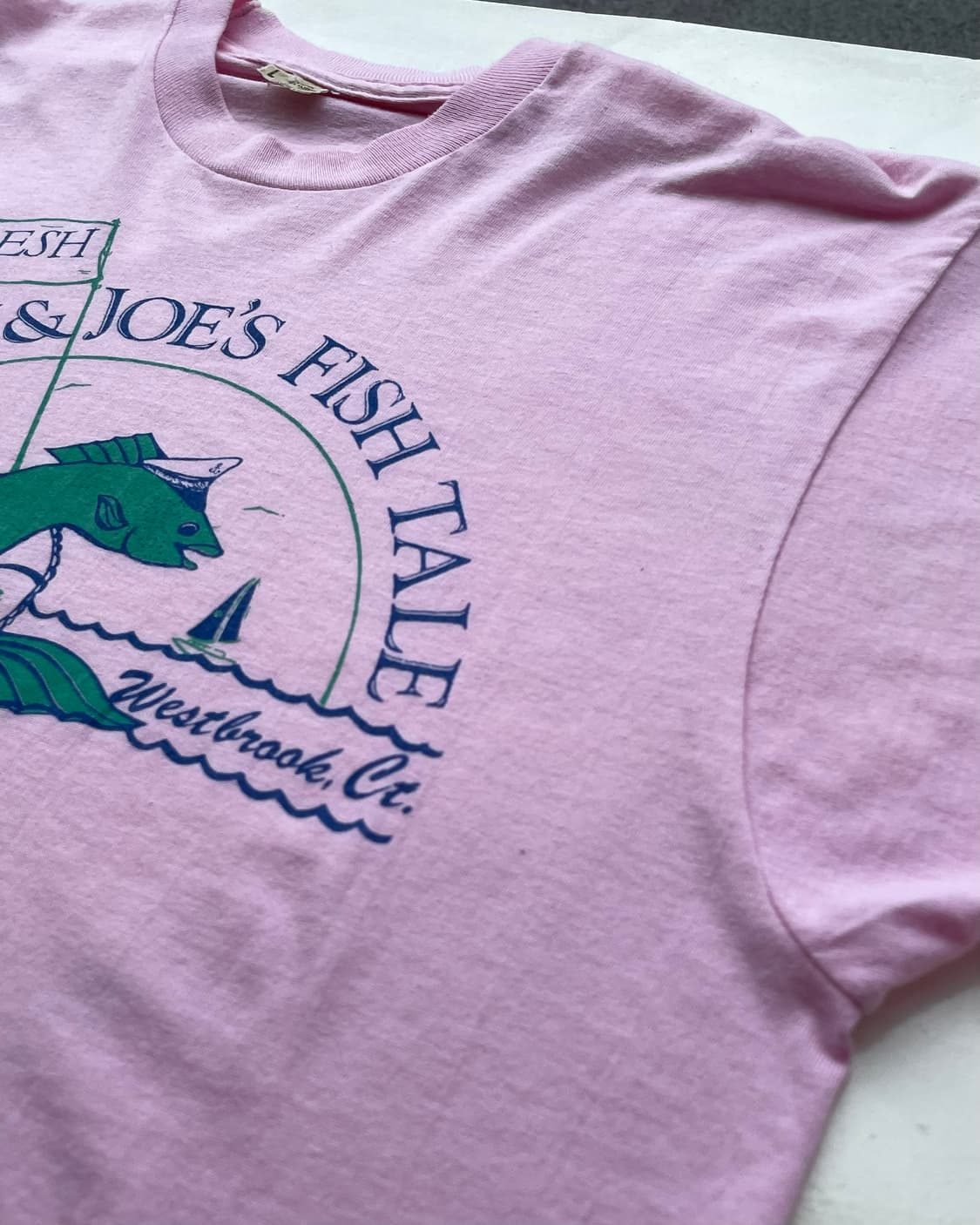 80’s “Lenny&Joe's Fish Tale” 🐟 T-shirt 상품이미지10