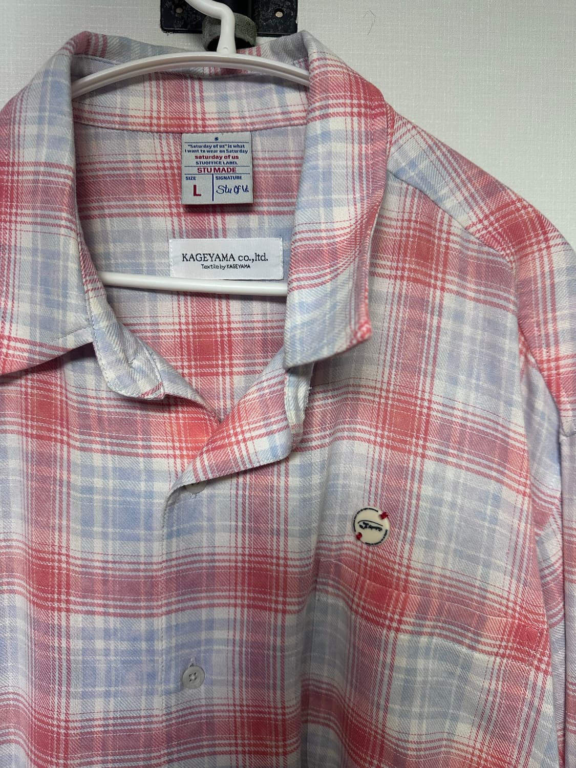 Stu 레드체크 셔츠 상품이미지3
