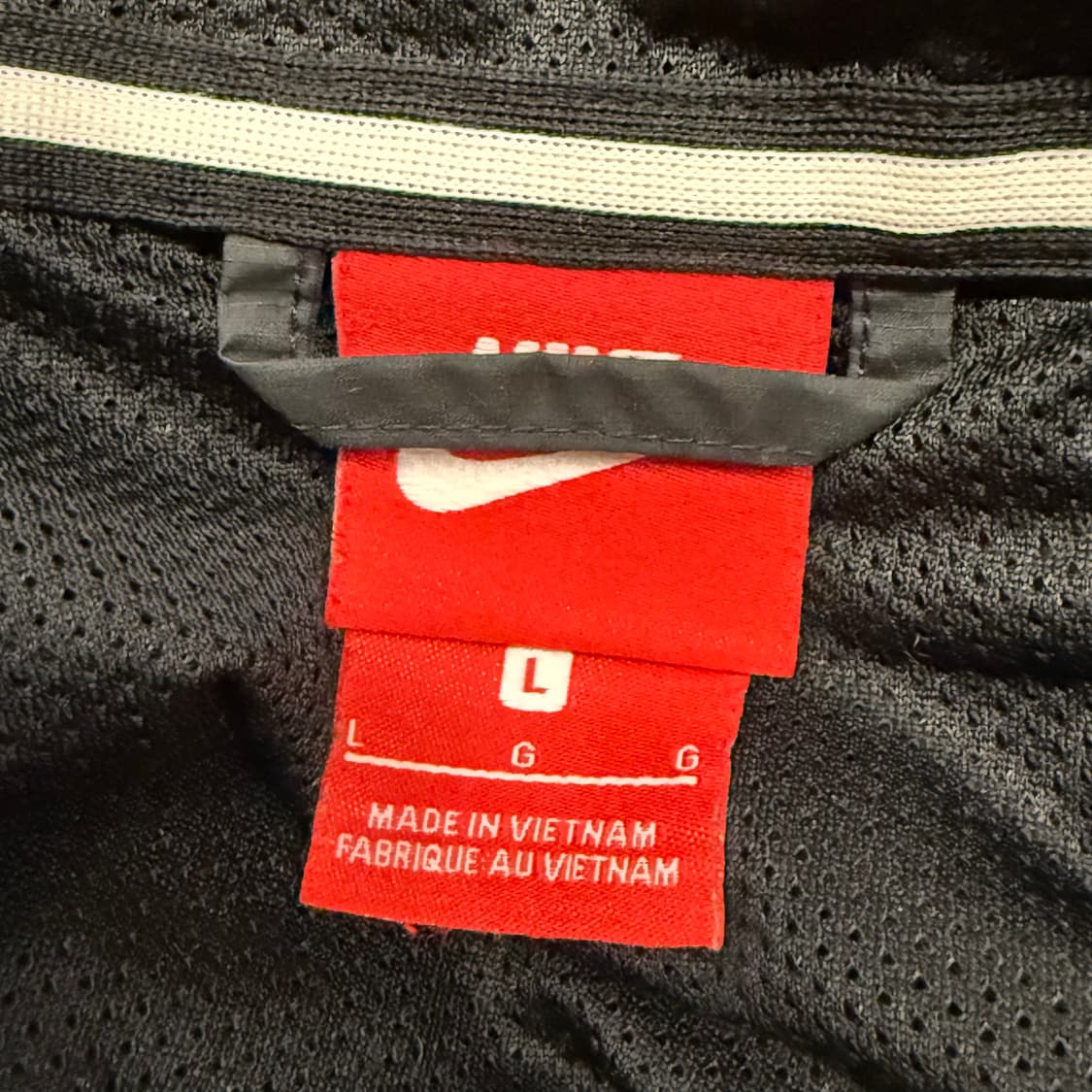 [정품/L] 나이키 블랙 바람막이 후드집업 b19 상품이미지5