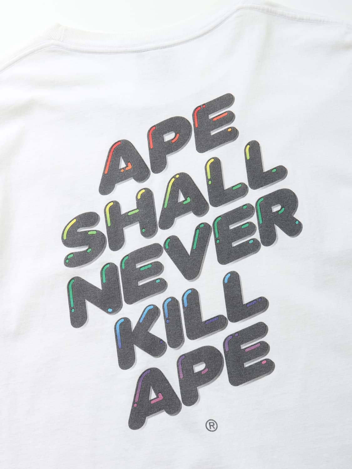 베이프 A BATHING APE Multicolor Logo Tee 상품이미지10