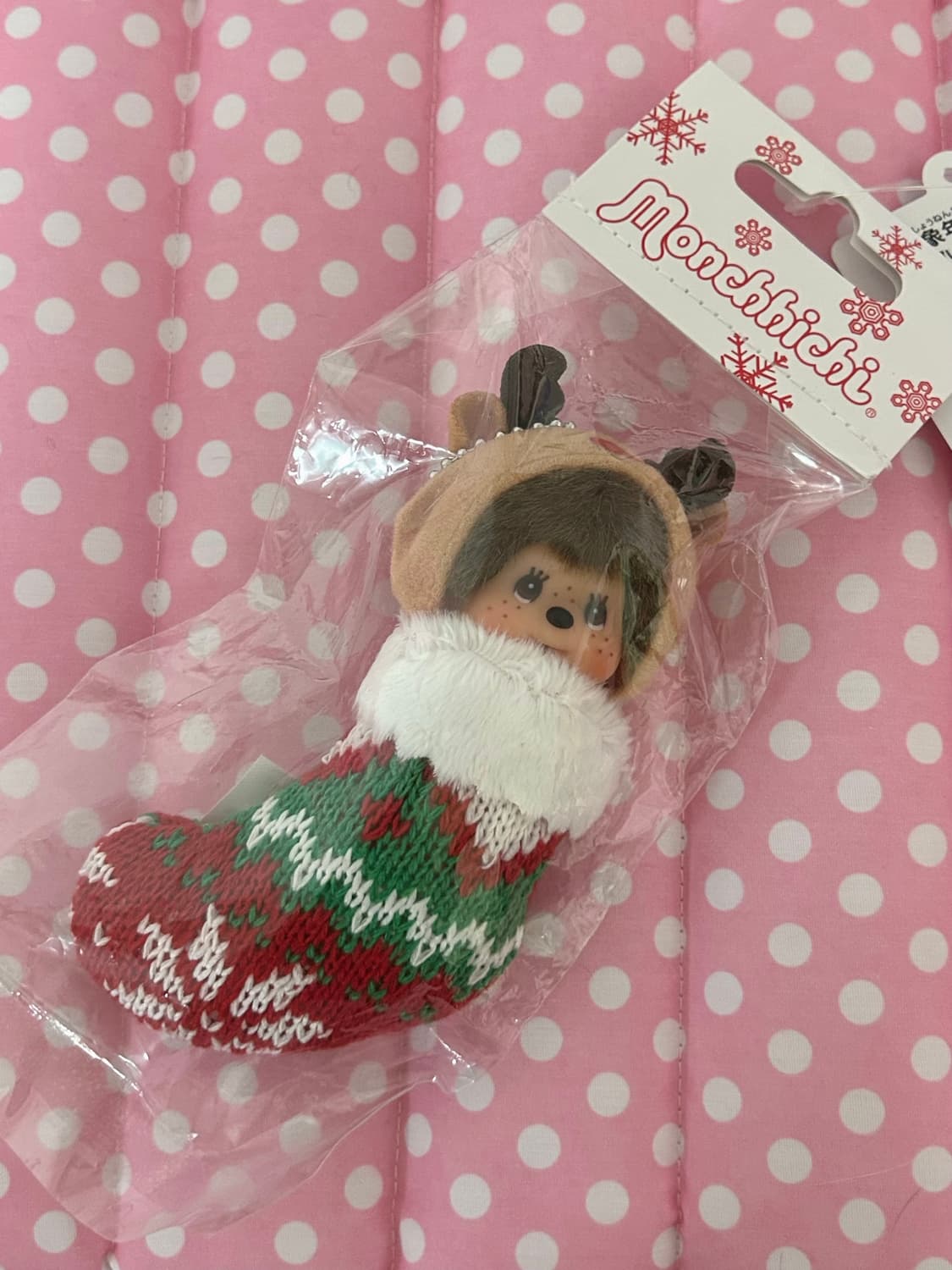 [정품/세트할인] 루돌프 몬치치 크리스마스 오너먼트 키링 / 양말인형 상품이미지1