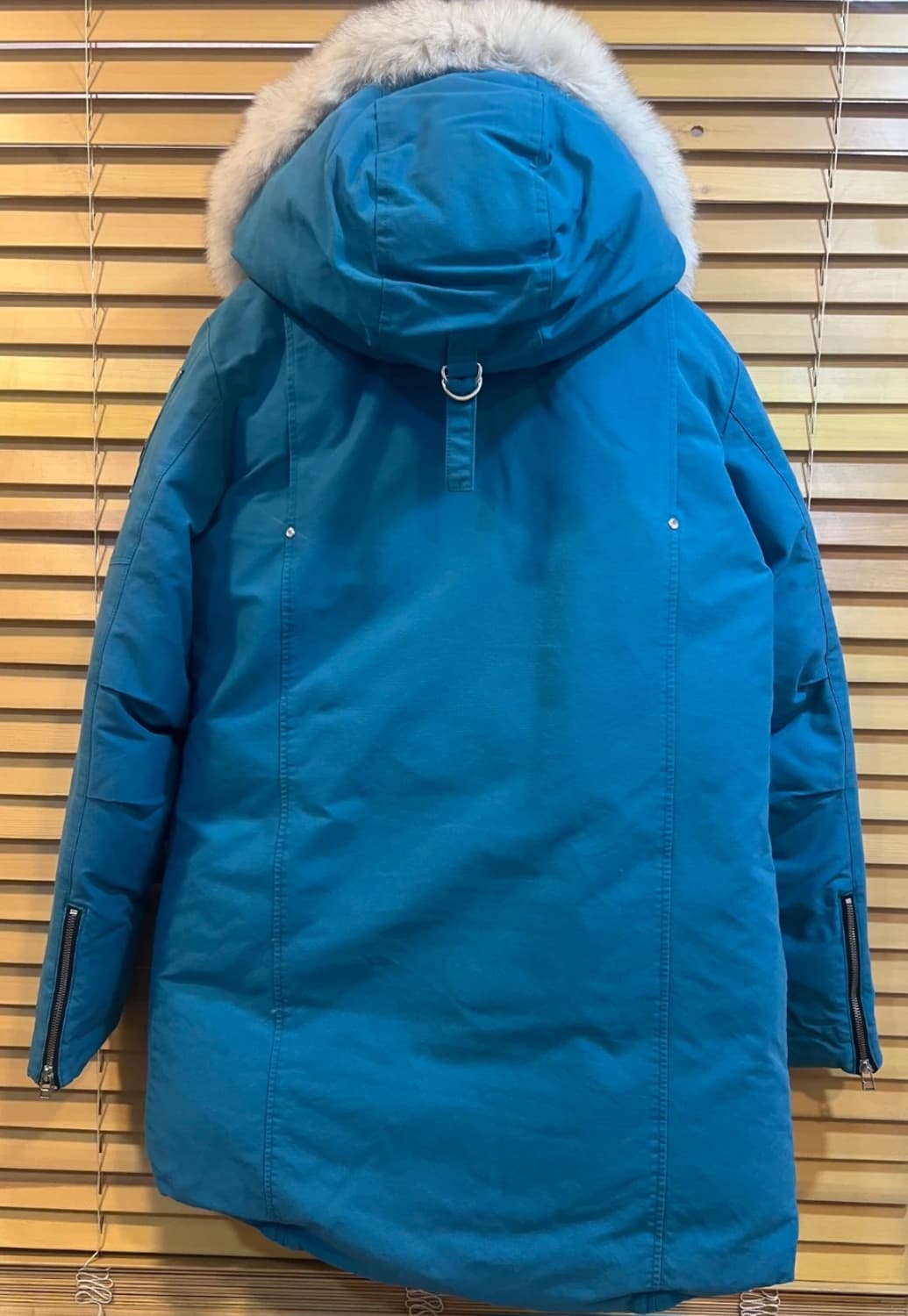 무스너클 캐나다 남성 청록 후드 덕다운패딩  상품이미지10