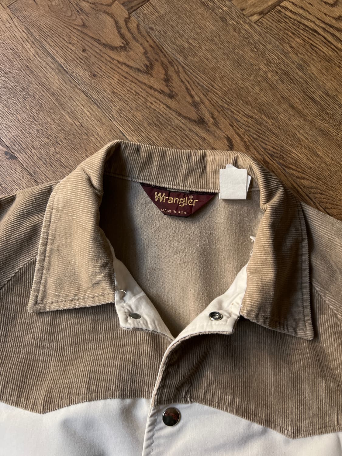 [L]90's 랭글러 Made in USA 코듀로이 요크 웨스턴 자켓 상품이미지2