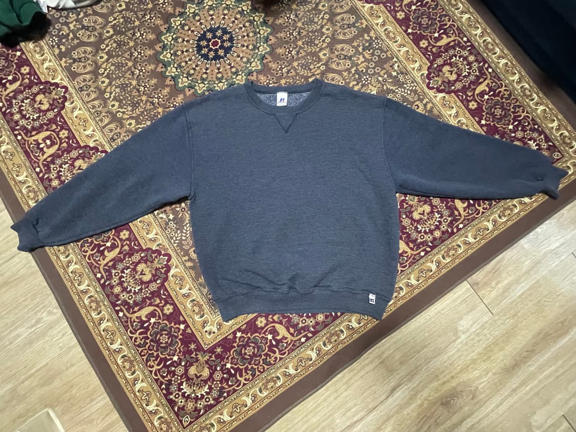 90s russell sweatshirts 딥블루  상품이미지3