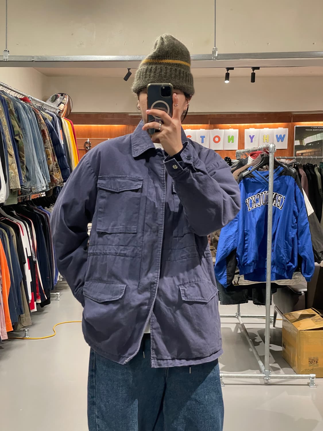 빈티지 워크웨어 야상 필드 자켓 상품이미지1