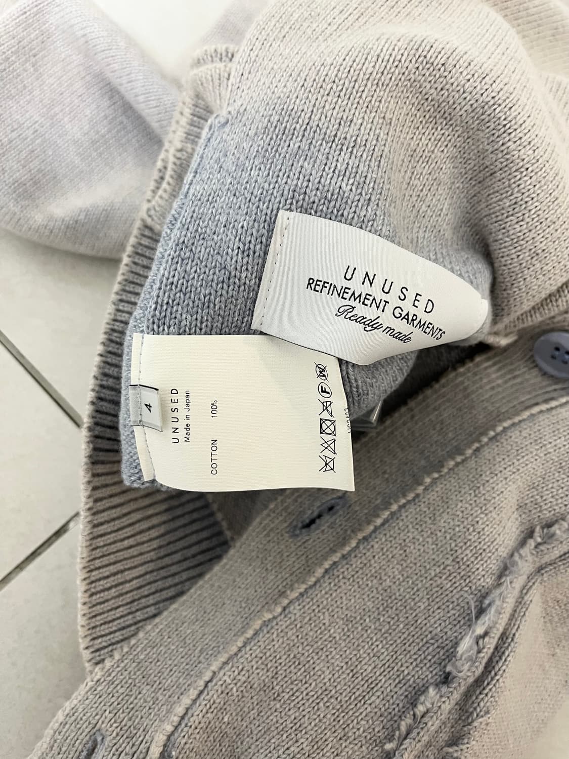 Unused 언유즈드 가디건 상품이미지7
