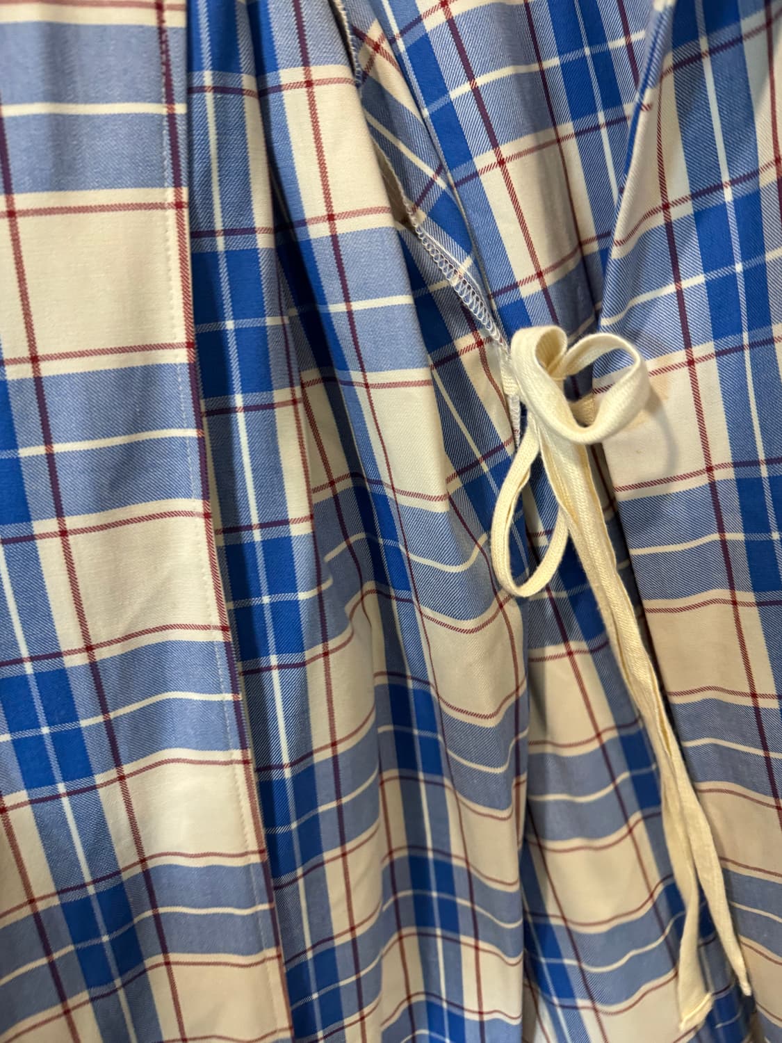 oui como 위꼬모 체크 로브 상품이미지7