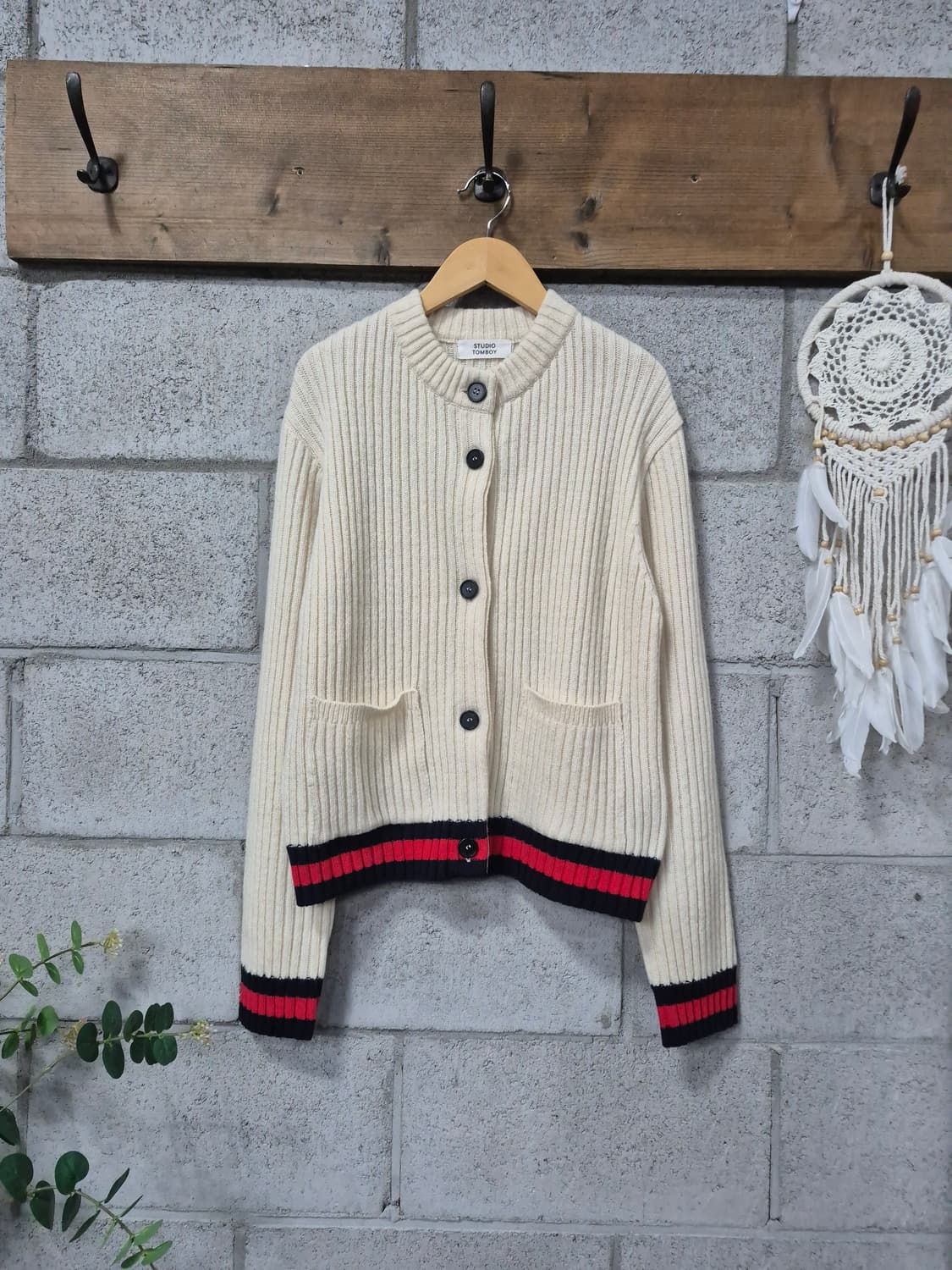 스튜디오톰보이 니트가디건 상품이미지1