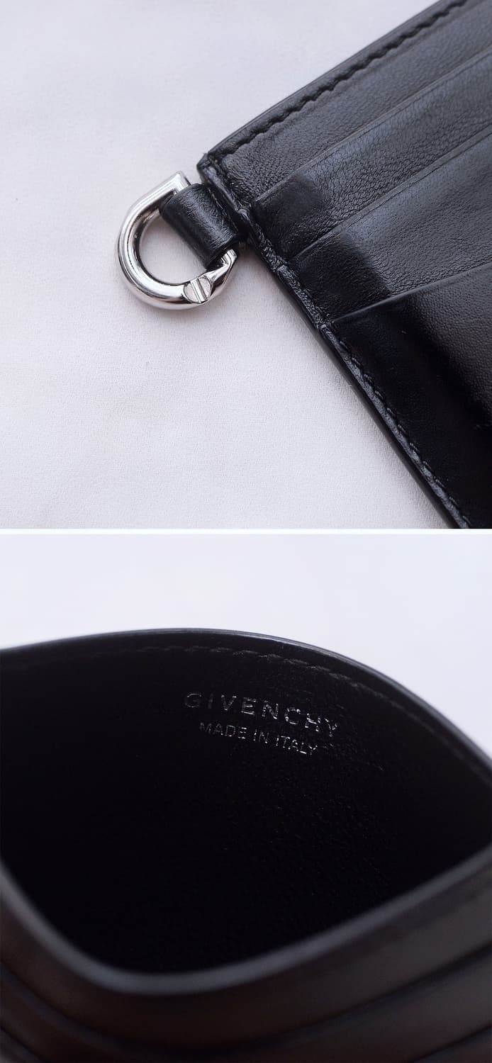 지방시 (GIVENCHY) 4G 메탈로고 은장 블랙 카드지갑 상품이미지9