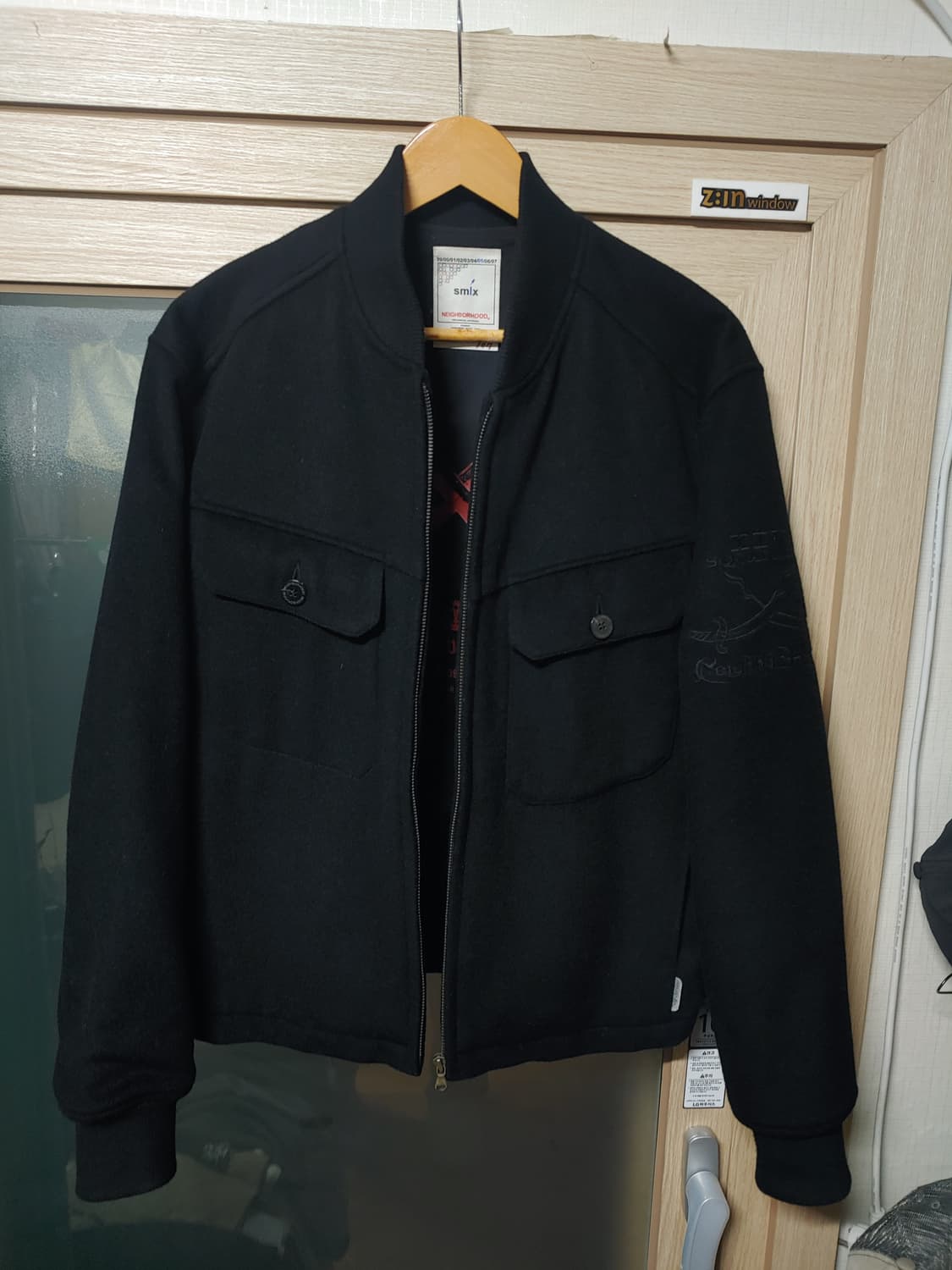 네이버후드 캐시미어 블루종자켓 (100) 상품이미지1