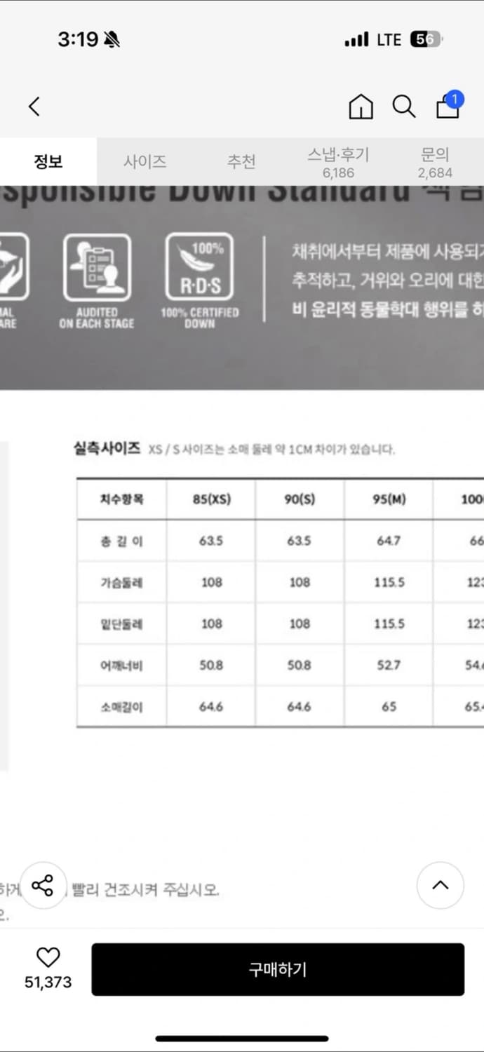 노스페이스 에코 눕시 패딩 S90 상품이미지6