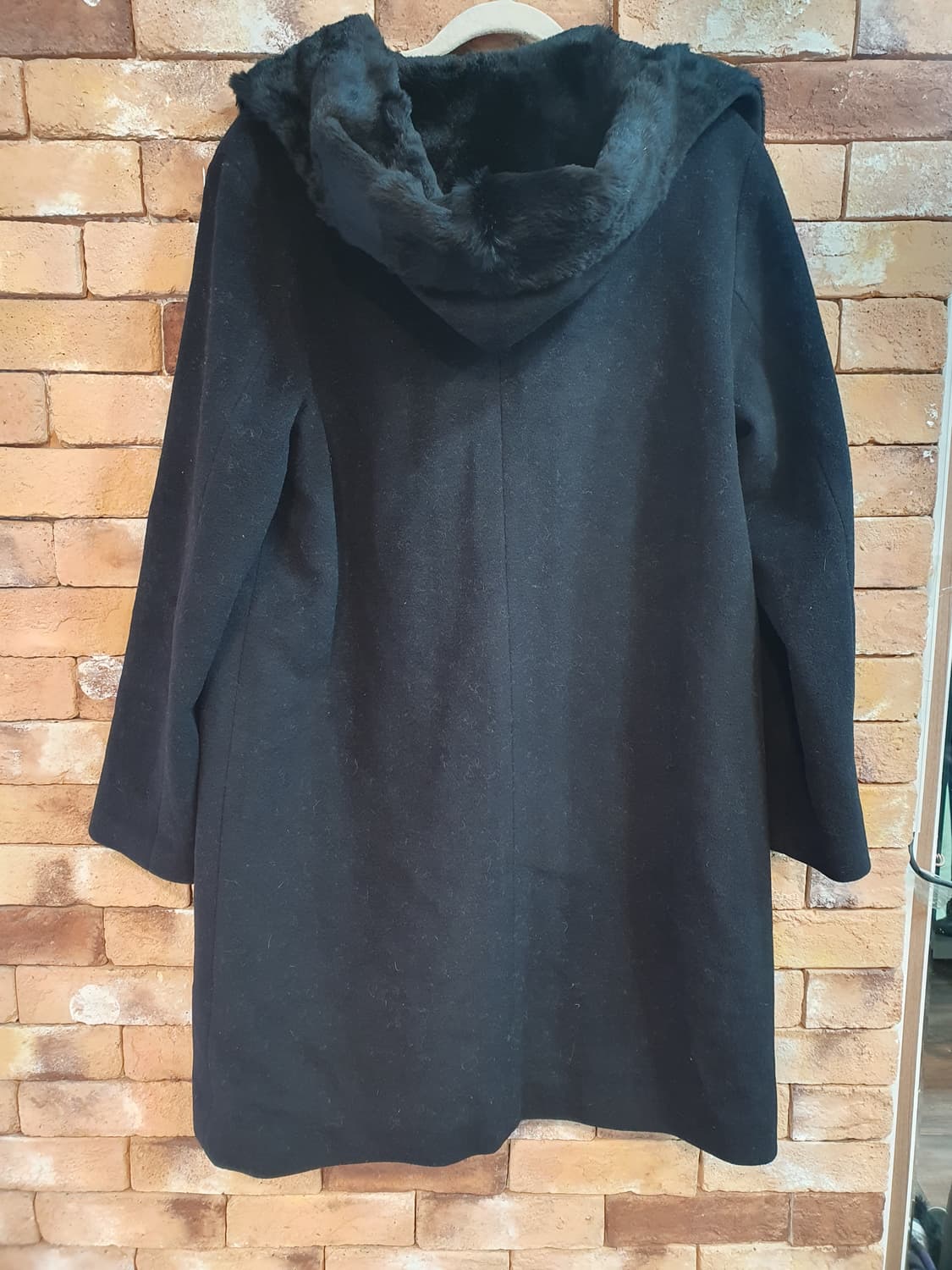 시스템 블랙  코트 상품이미지2