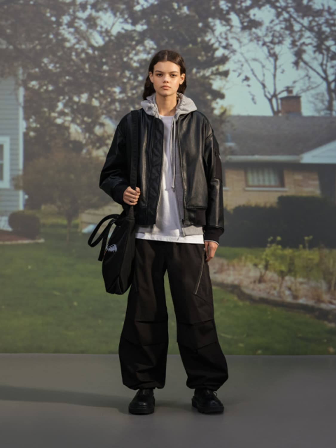  GU x 언더커버 리버시블 블루종 상품이미지4