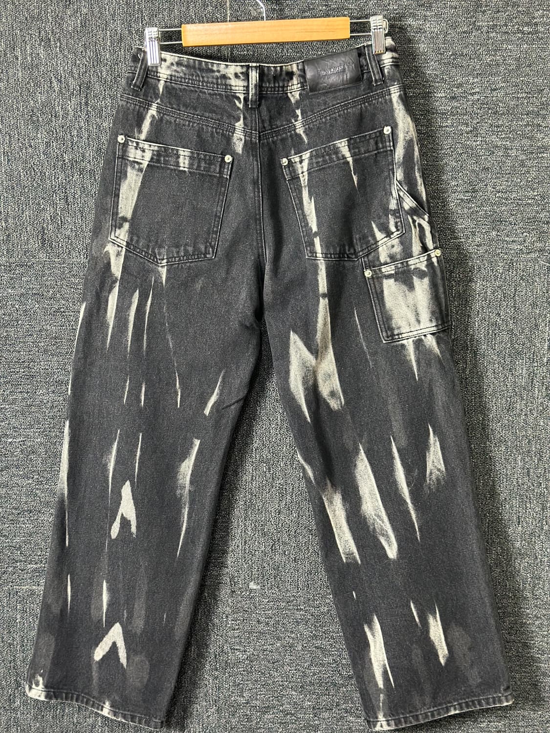 플레버리즘 워싱 블랙 데님 팬츠 S 상품이미지2