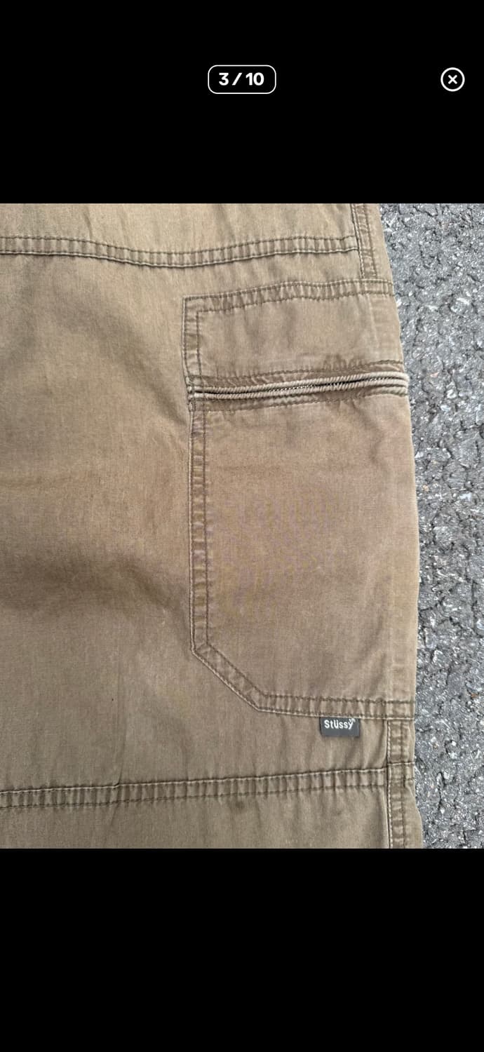 Stussy 90s 스투시 립스탑 피그먼트 카고 팬츠 상품이미지3