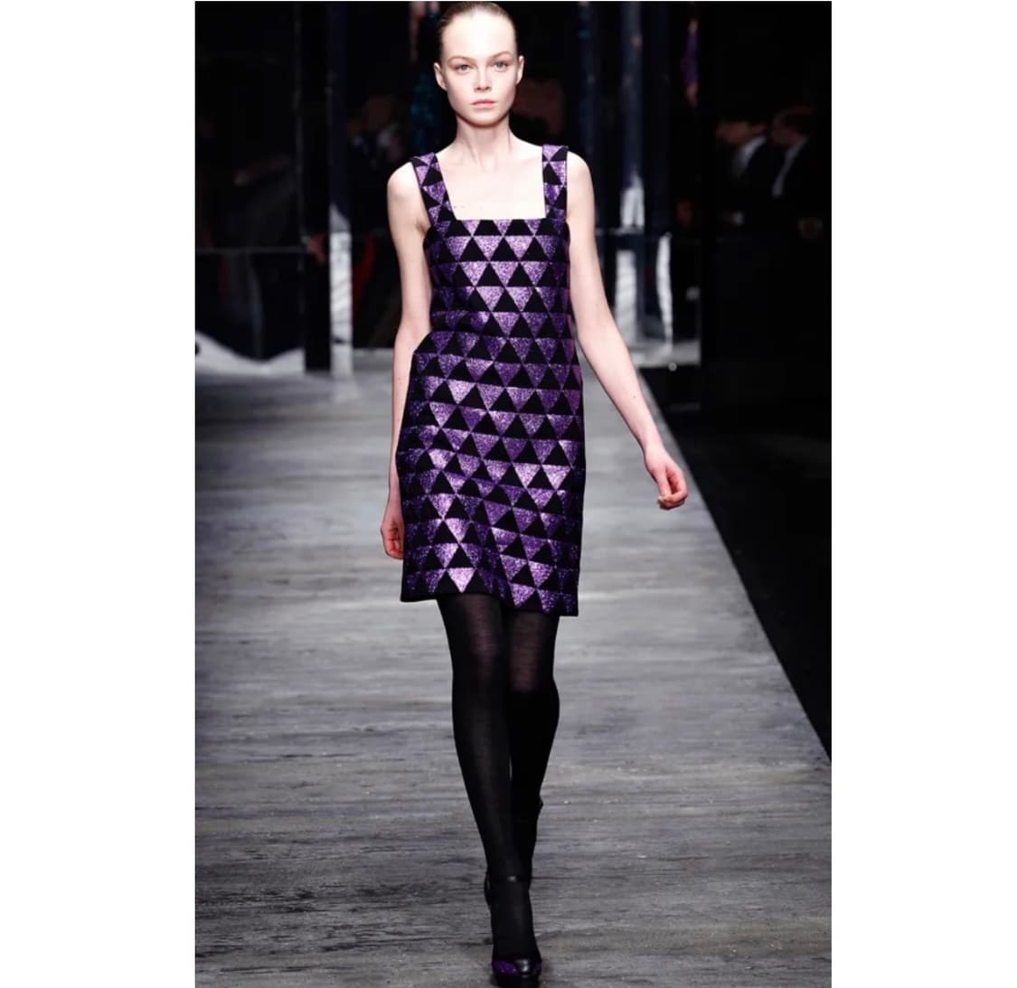 Versace Versus 베르수스 루렉스 프린트 원피스 US 2사이즈 상품이미지2