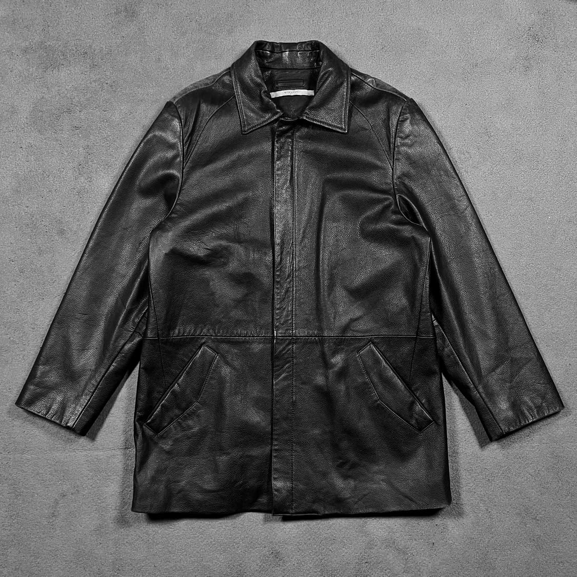 GIVENCHY 지방시 램스킨 울 하프코트 레더자켓 상품이미지1