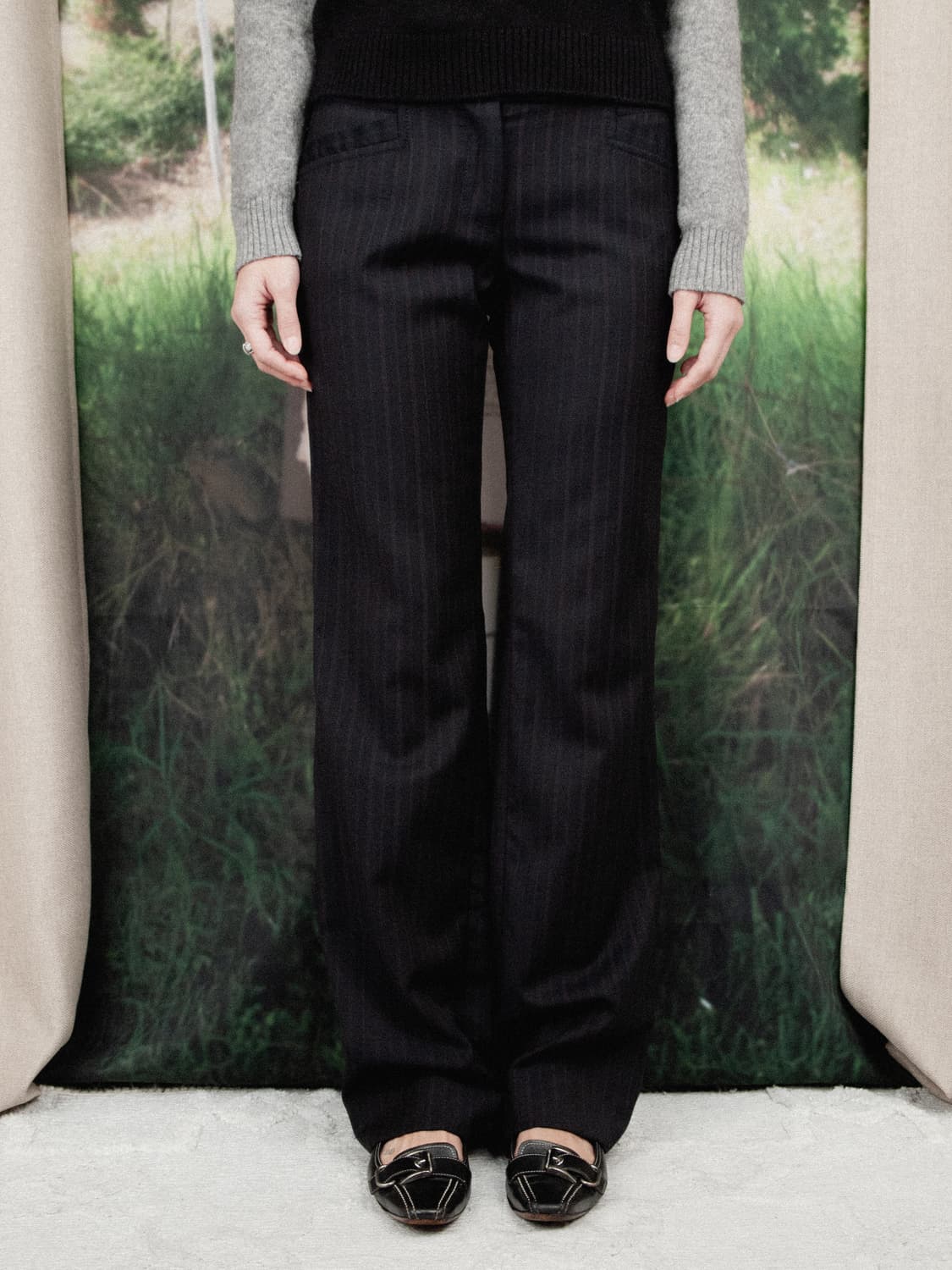 Stripe Wool Pants 상품이미지1