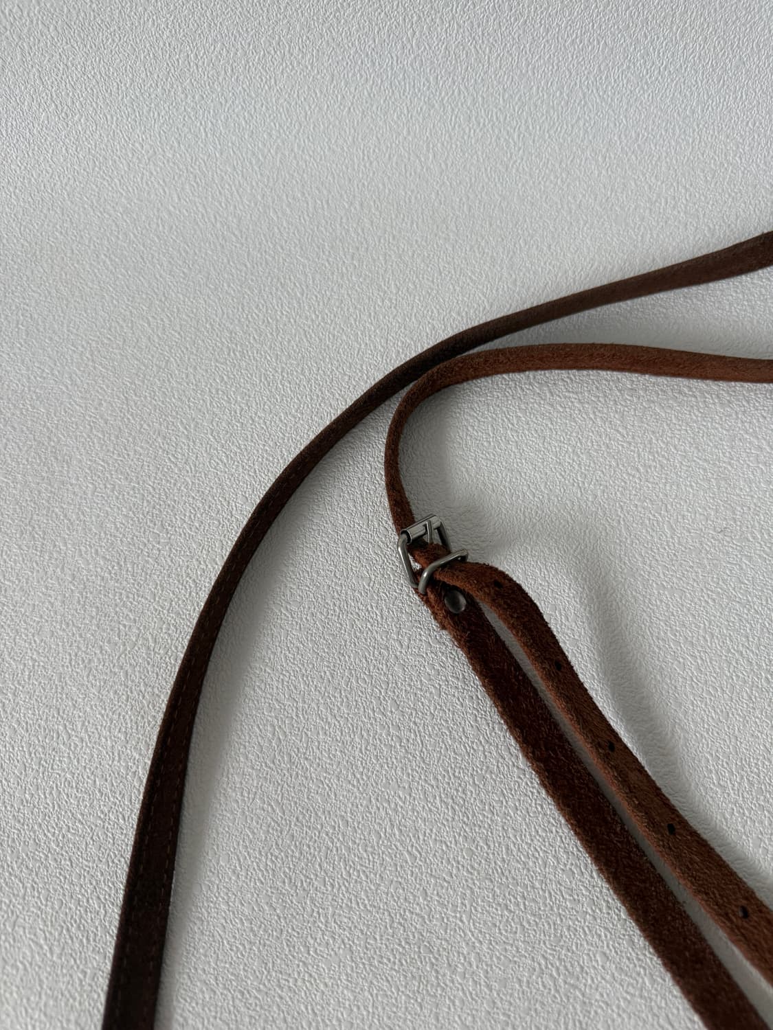 Pre owned 스웨이드 크로스백 상품이미지5