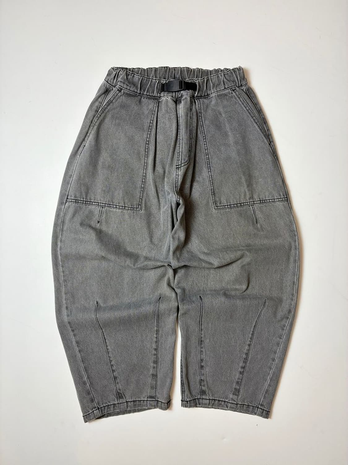 미니멀프로젝트 20FW 워시드 퍼티그 벌룬 데님 팬츠 PN9339 상품이미지1