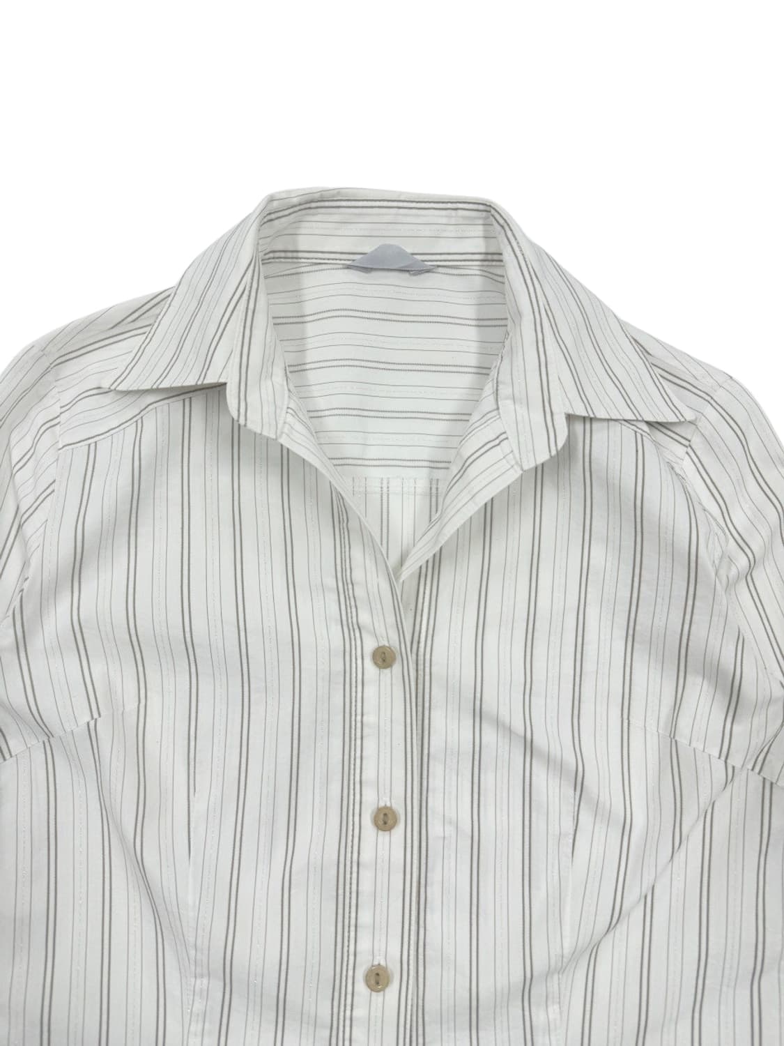 빈티지 스트라이프 8부 슬림핏 셔츠 상품이미지3