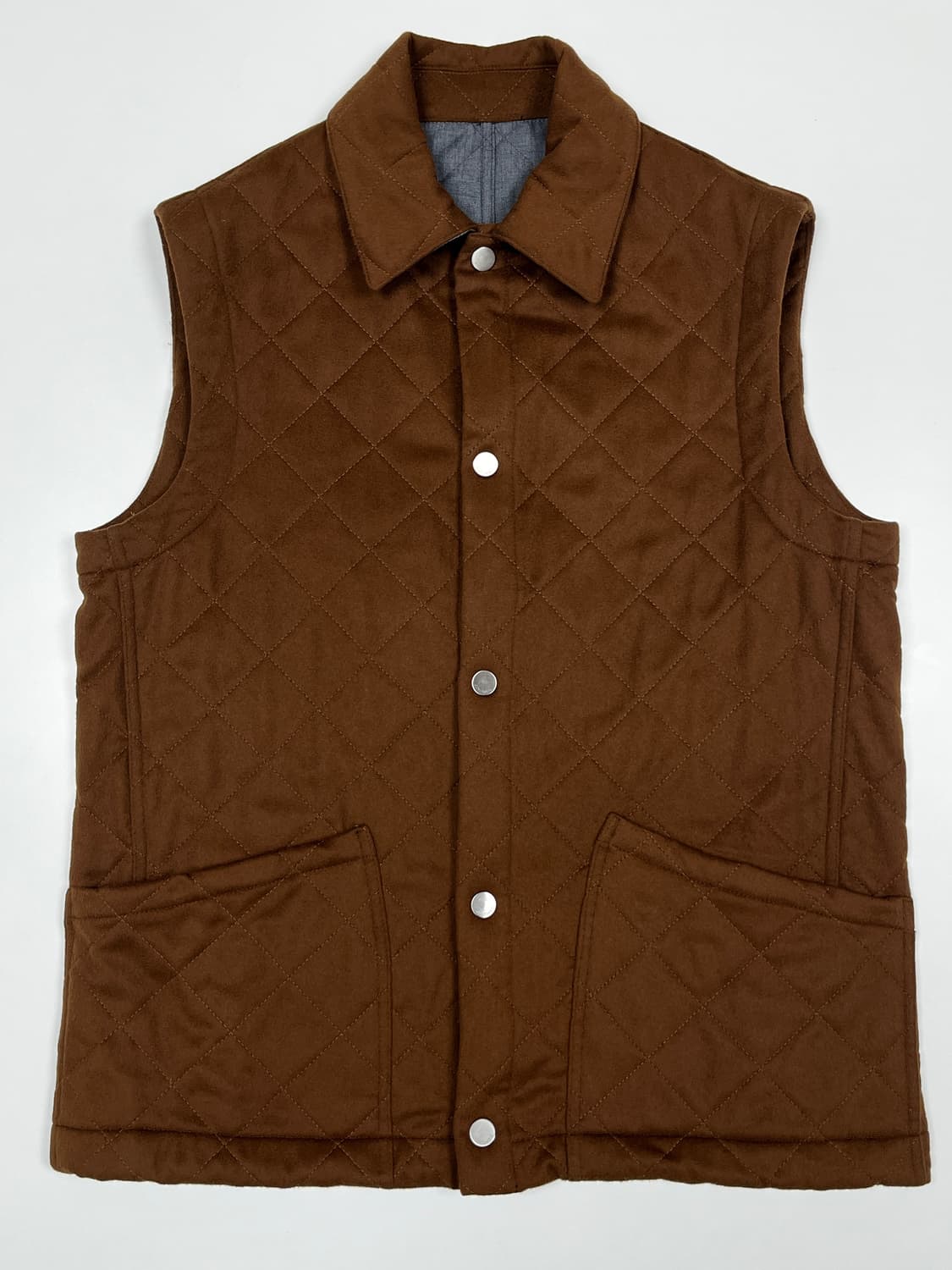 콜롬보 캐시미어 100% 패딩조끼 56(국내105) 상품이미지1