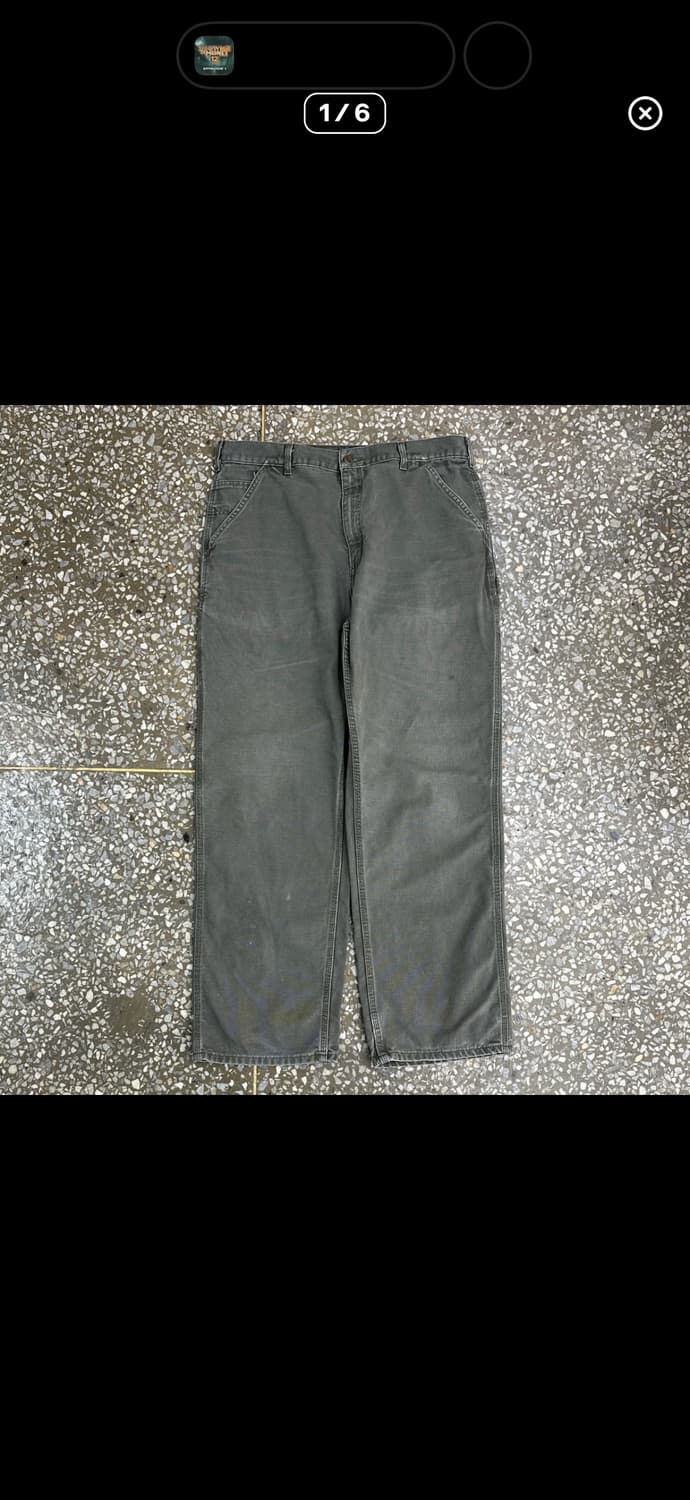 칼하트 b11 싱글니 모스그린 36 상품이미지1