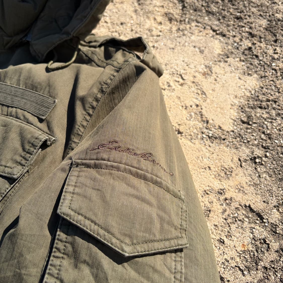 에디바우어 빈티지 구스다운 패딩 자켓 M 상품이미지4