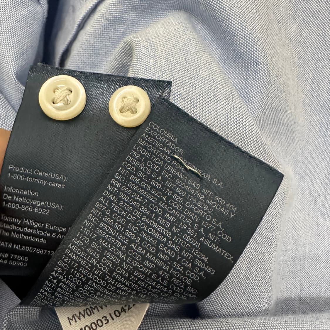 타미힐피거 옥스포드 하늘색 셔츠 남방 M 상품이미지9