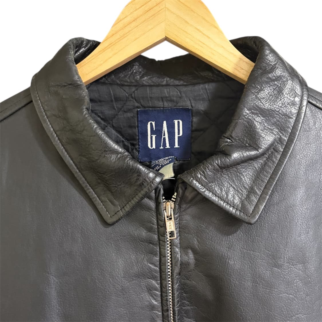 올드갭 리얼 레더 자켓 블랙 상품이미지4