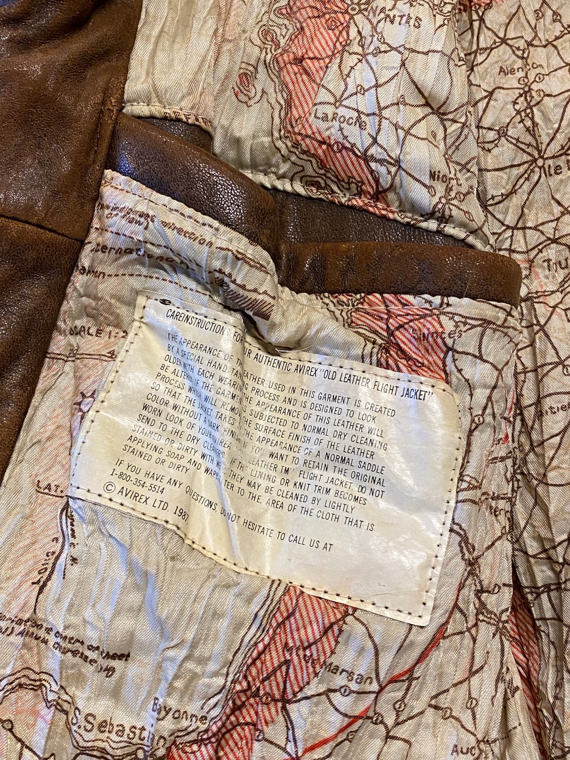 빈티지 레더 자켓 MADE IN USA (Man L) AA0945 상품이미지8