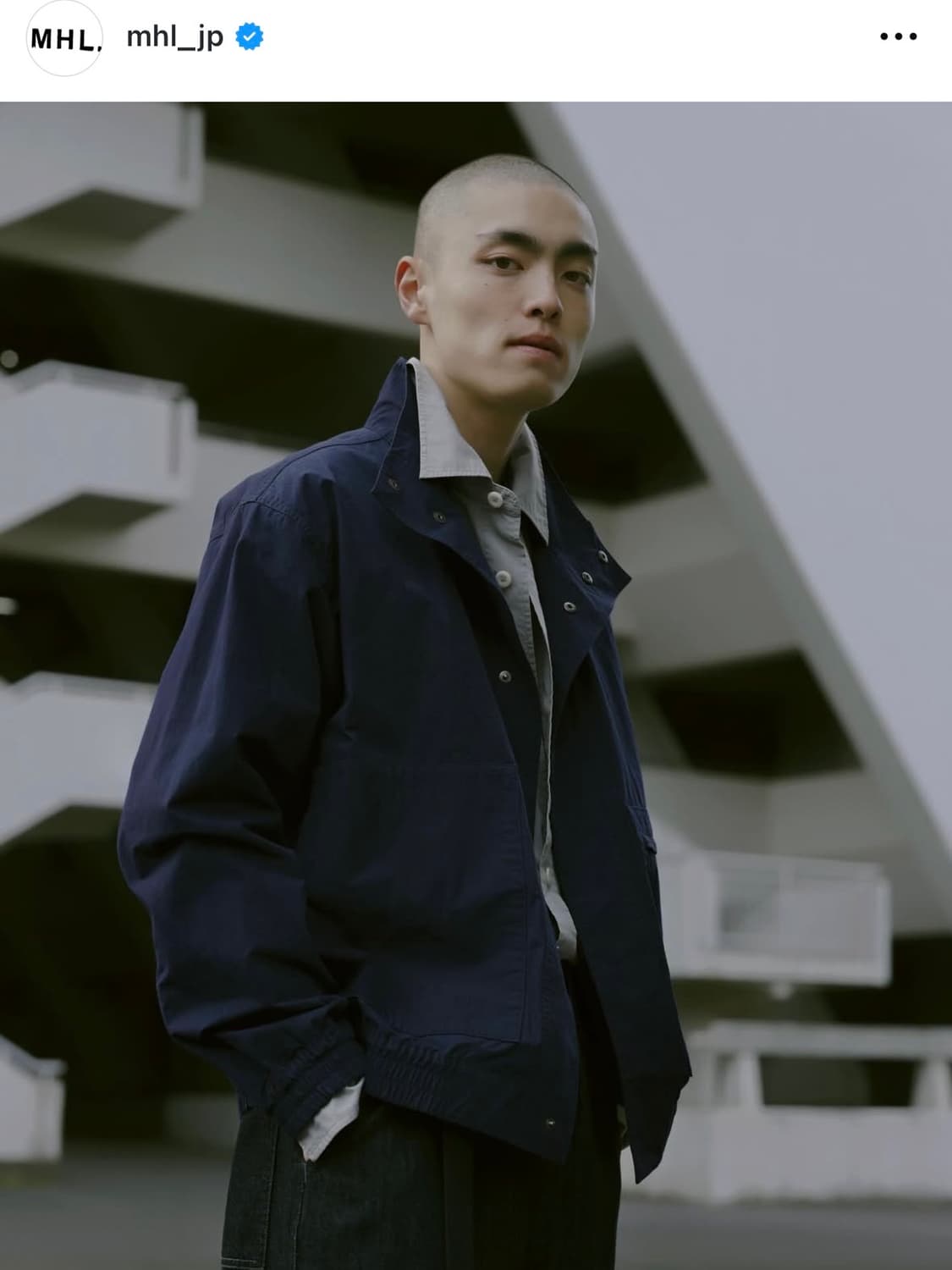 MHL COTTON NYLON PLAINWEAVE JACKET 상품이미지1