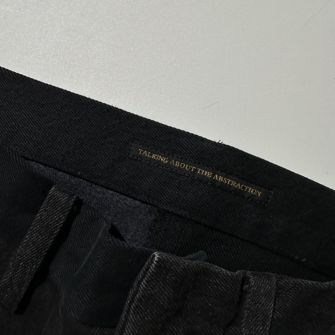 토킹 어바웃 더 앱스트랙션 패치워크 데님 팬츠 상품이미지5