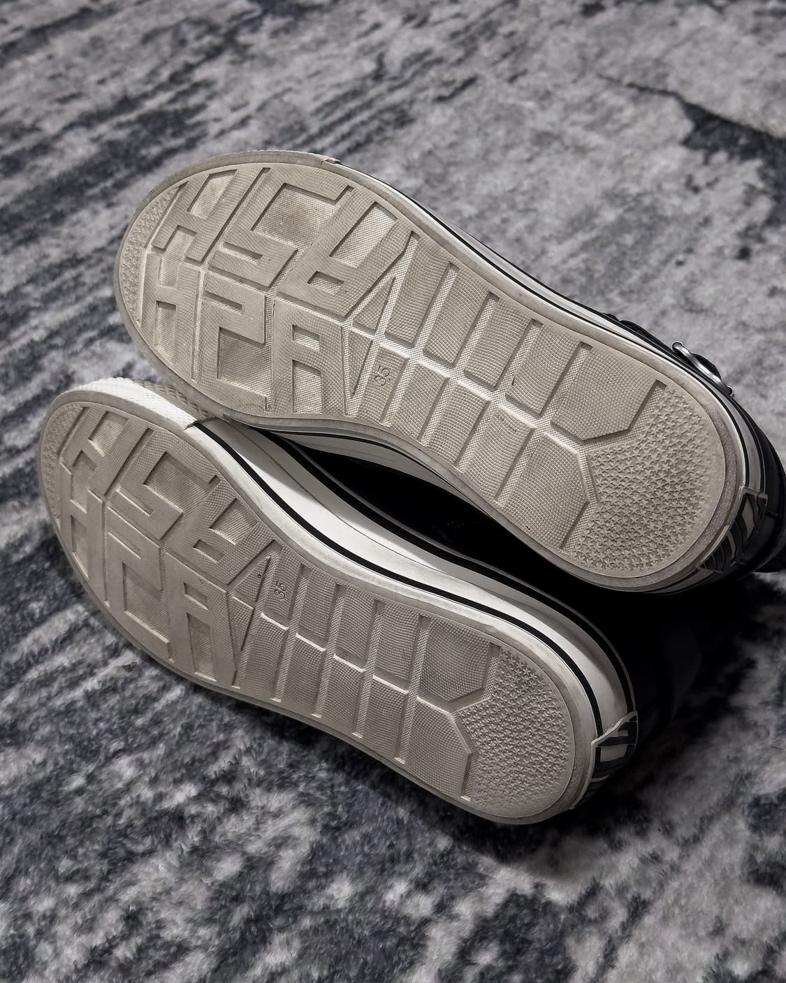 {Ash} Multi-Buckle Zip Leather Sneakers  상품이미지10