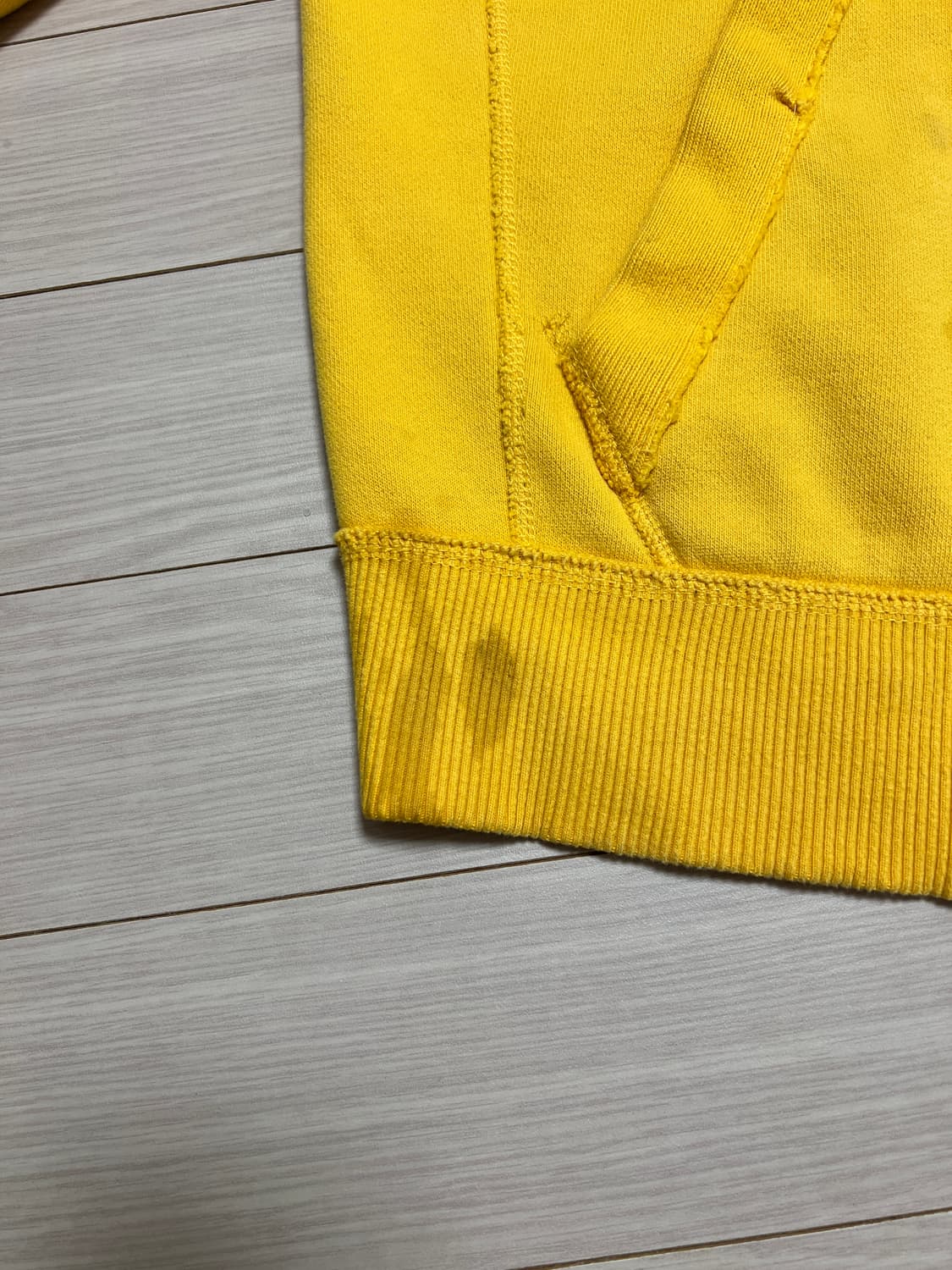 아베크롬비 앤 피치 A&F 92 후드 집업 옐로우 / M (정품) 상품이미지5