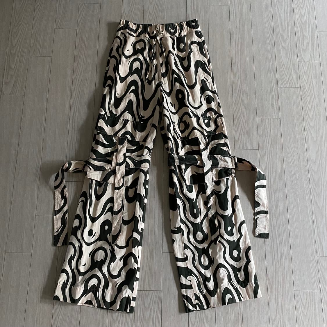 [S] 드리스 반 노튼 primo 카고 팬츠 사이키델릭 패턴 상품이미지2