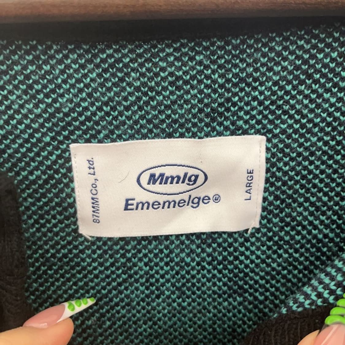 폴로 랄프로렌 90's Y2K 레트로 컬러 배색 니트 105 C08893 상품이미지5