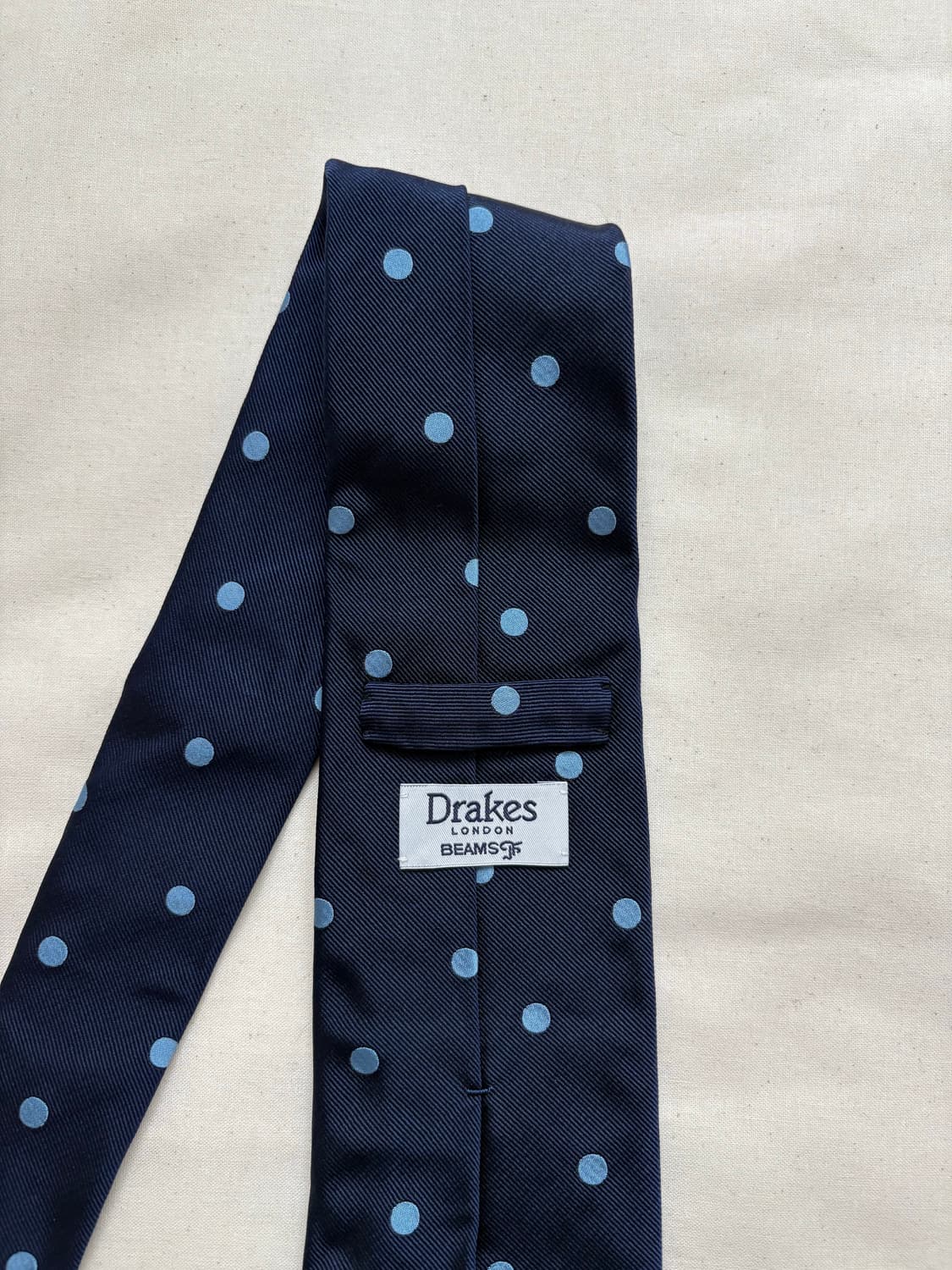 BEAMS X DRAKE’S dot tie 상품이미지4