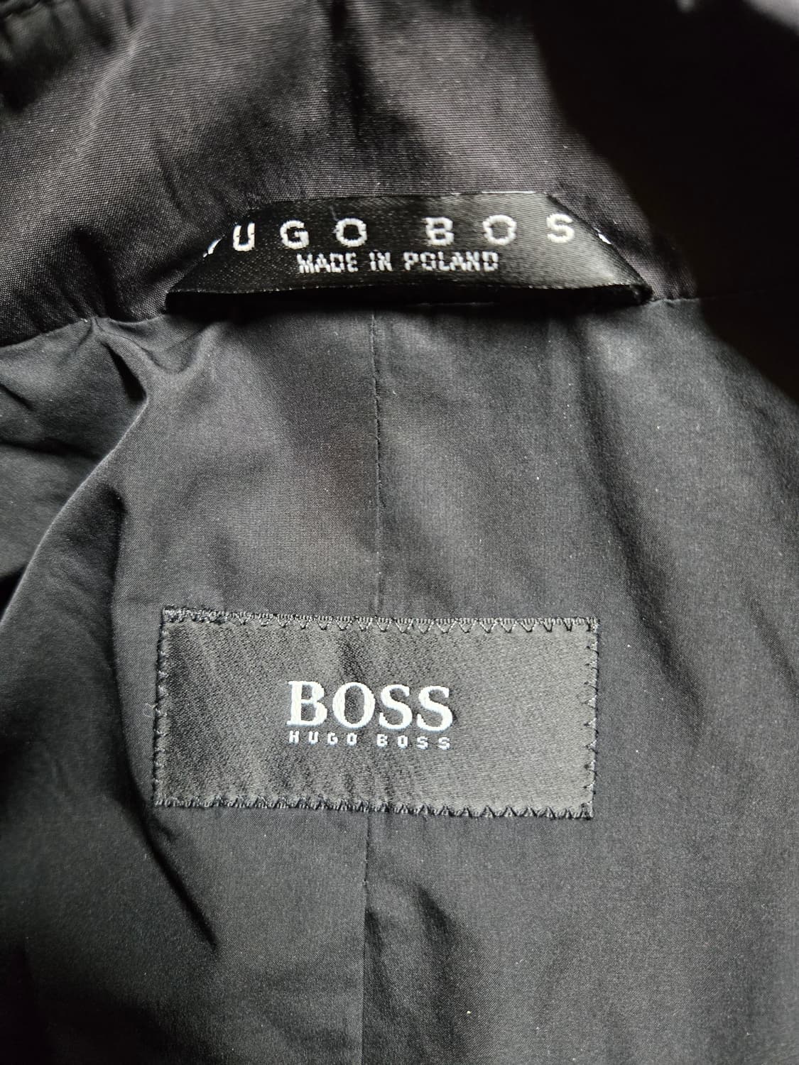 HUGO BOSS 남성 블랙 코트 38R 상품이미지6
