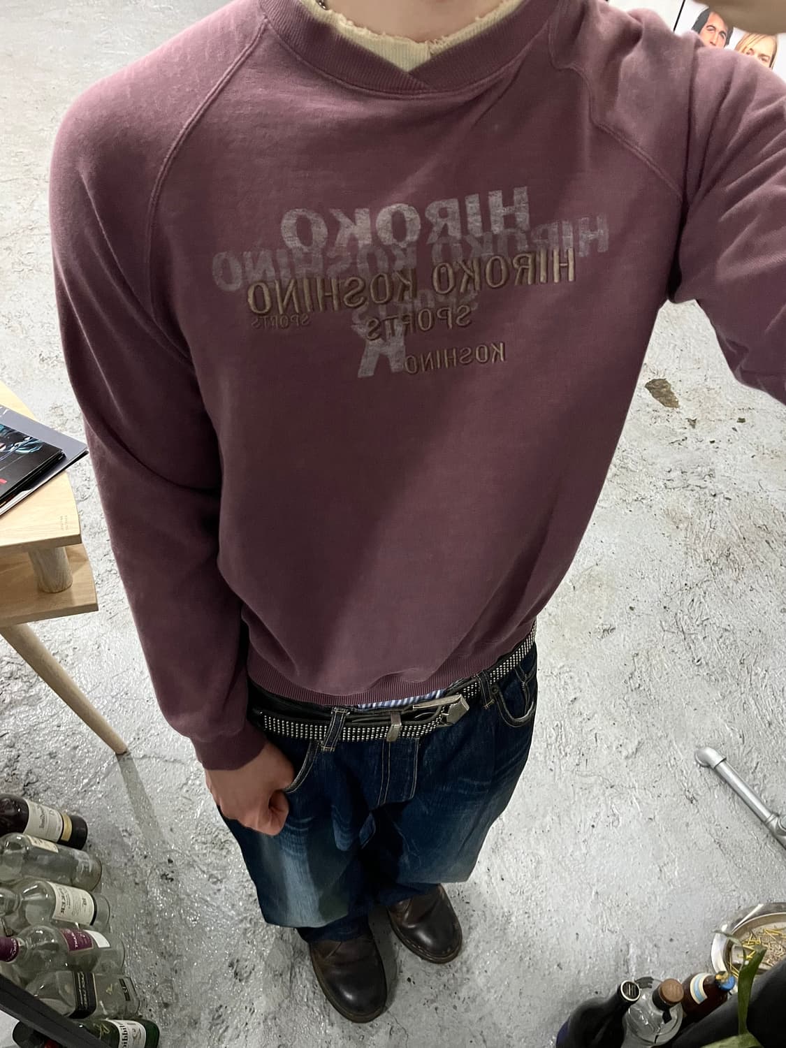 Hiroko Koshino raglan sweat 상품이미지3