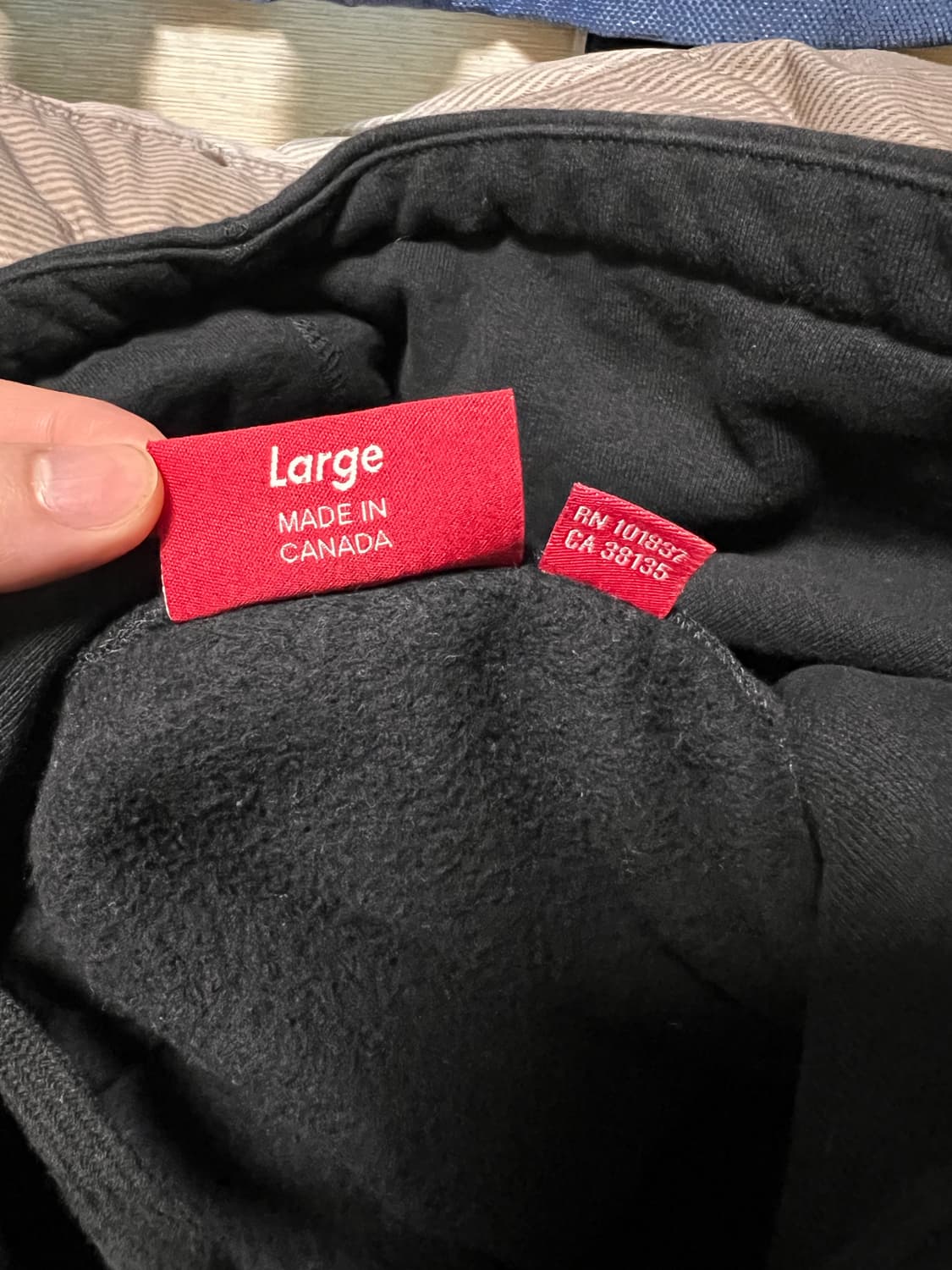 [L] 슈프림 반다나 박스로고 후드 블랙 상품이미지5