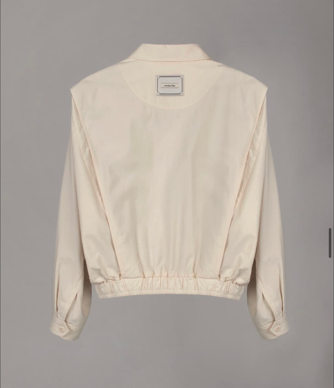 오버듀플레어 SOFT COTTON BLOUSON 에크루 상품이미지3