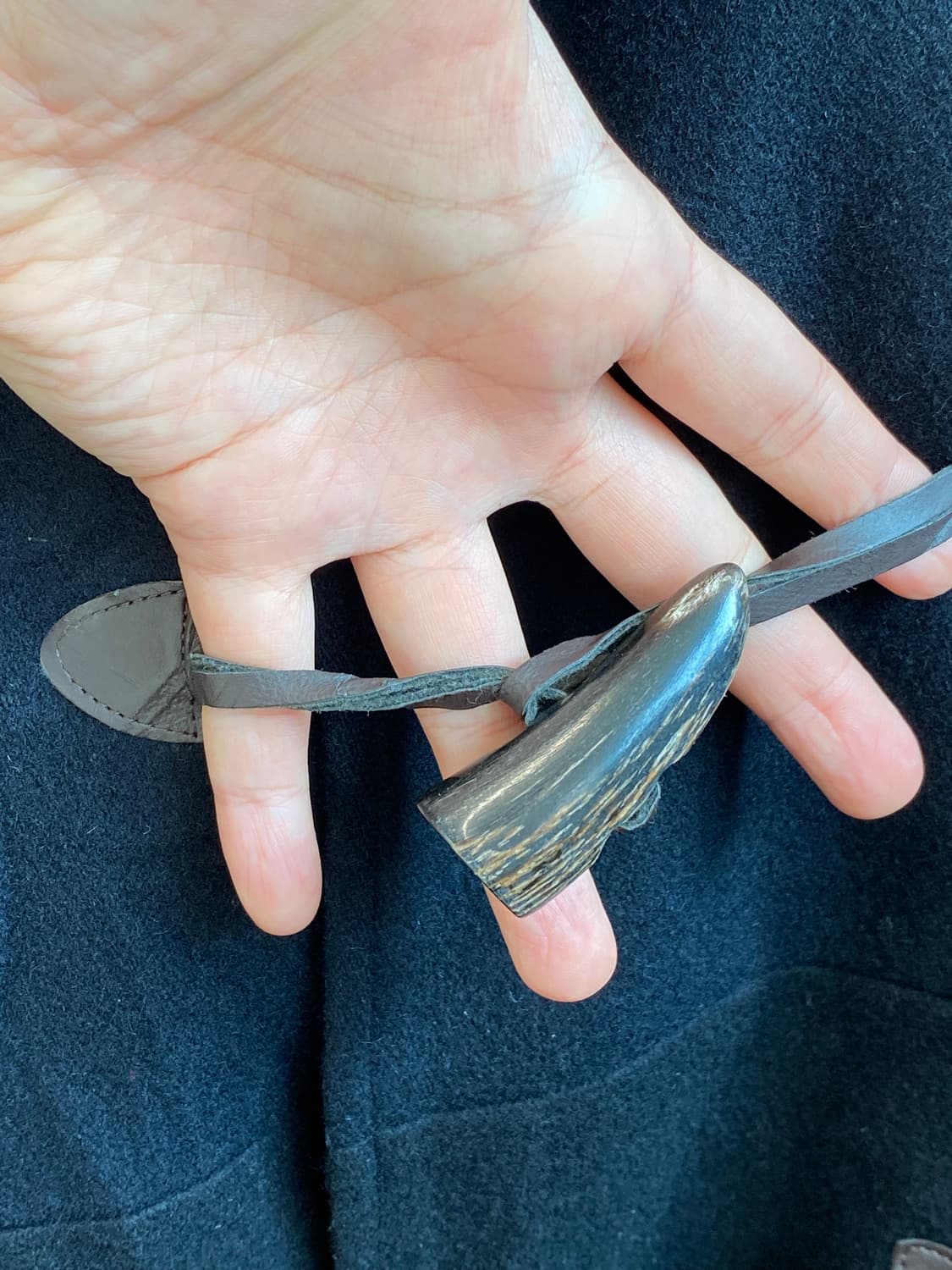 네이비 울혼방 더플코트(MEN L) 상품이미지8