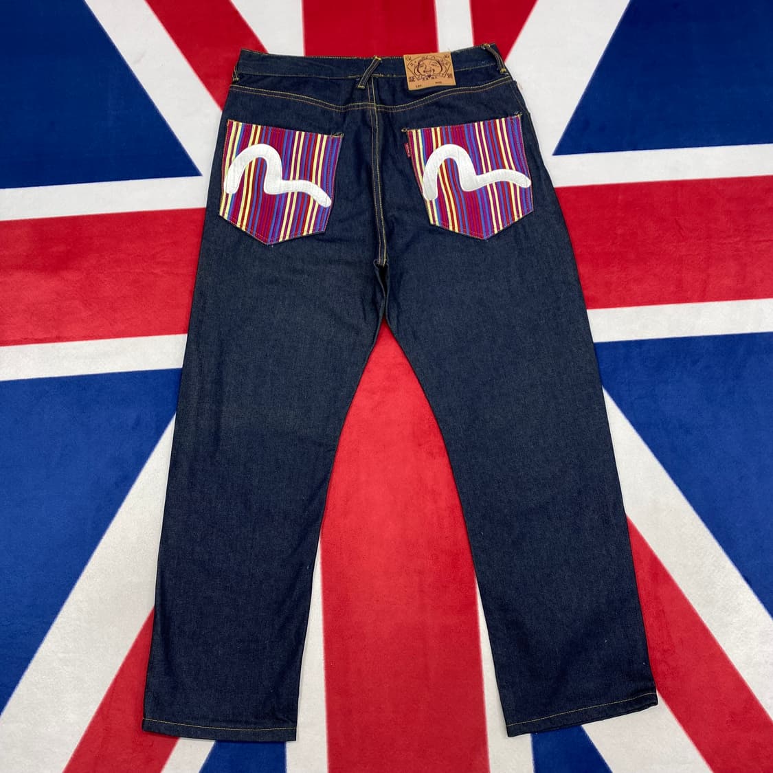 에비수 데님팬츠 실측36 상품이미지1