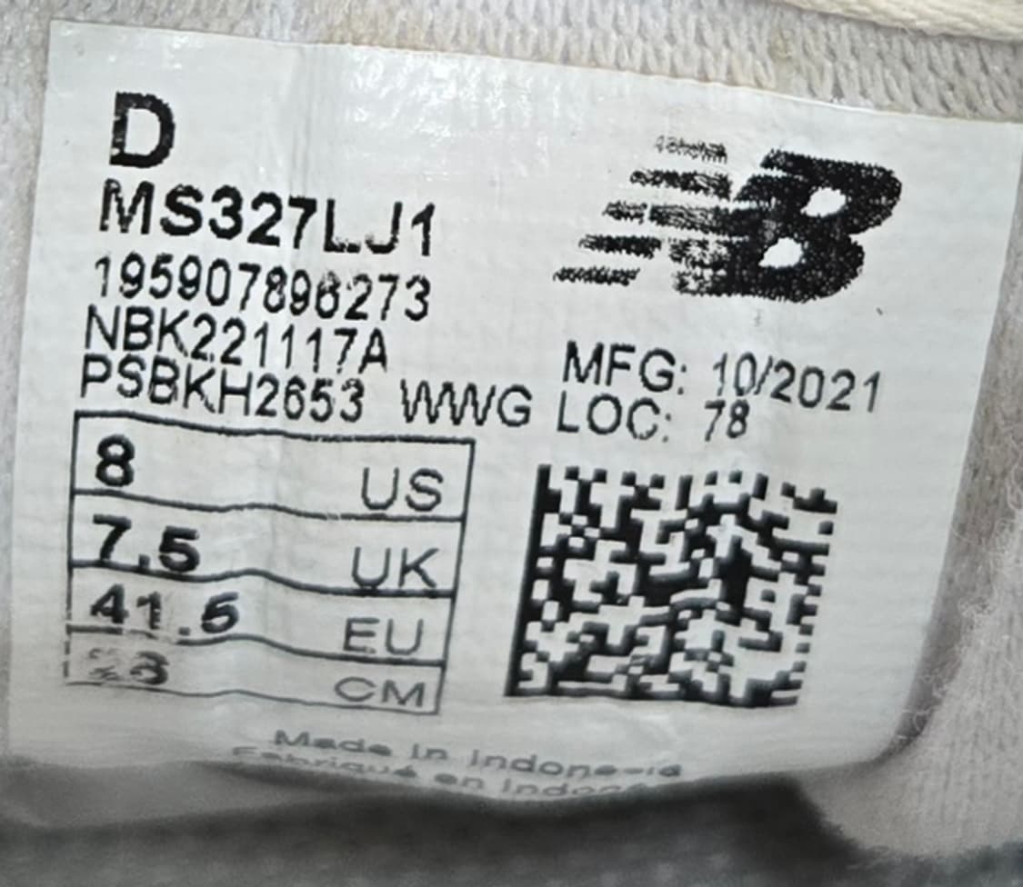 뉴발란스 260mm-  327 네이비블루 남녀공용 상품이미지7