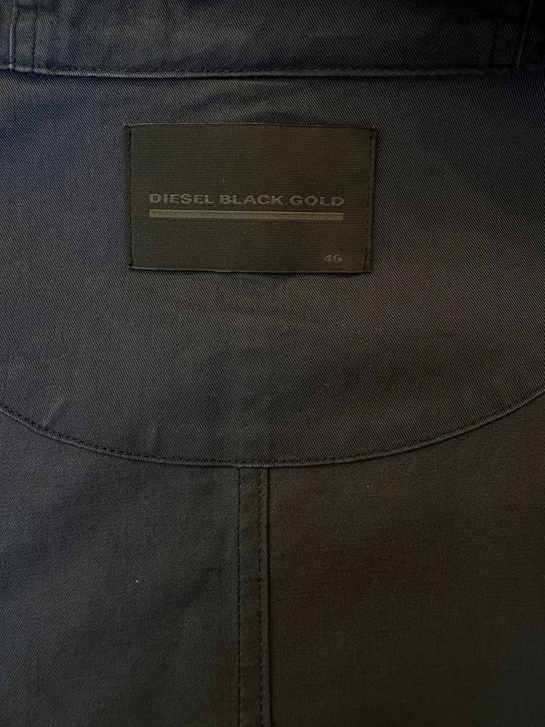 디젤 블랙 골드 후디드 필드 자켓 상품이미지4