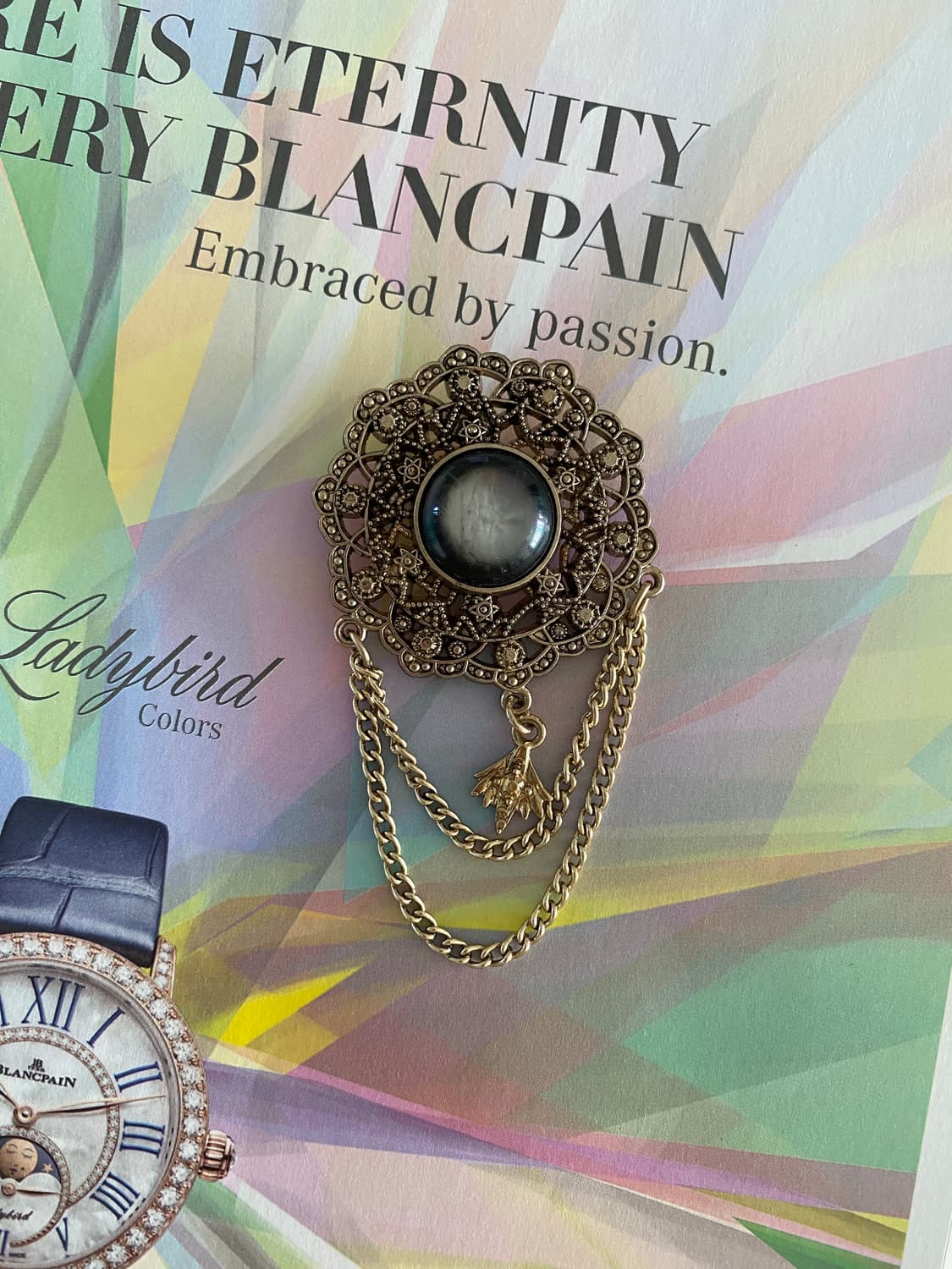 일본 빈티지 앤틱 브로치 상품이미지1